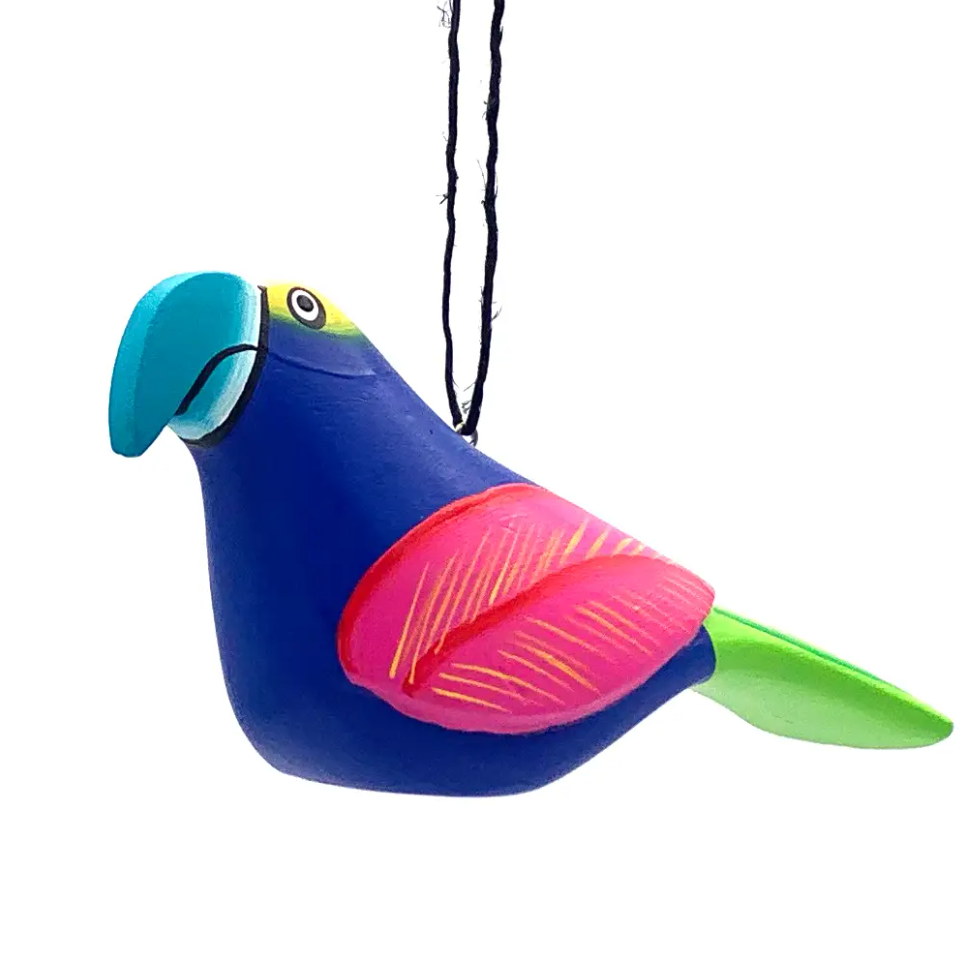 Macaw Balsa Ornament, Assorted