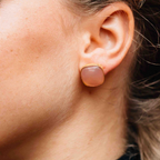 Rose Onyx Earrings