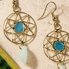 Capiz Shell "Tubig Suncatcher" Earrings