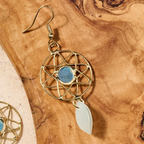 Capiz Shell "Tubig Suncatcher" Earrings