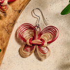 "Bamboo Butterfly" Earrings