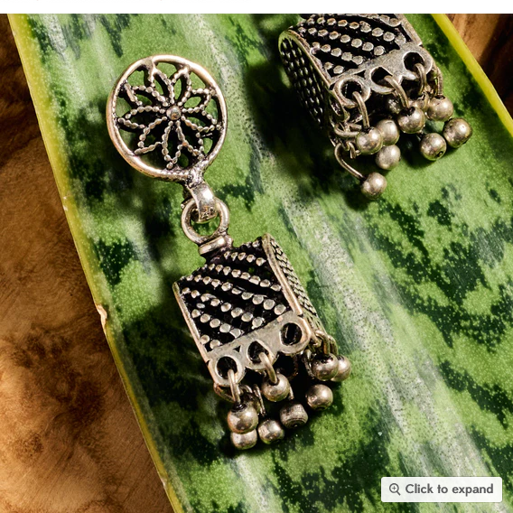 "Dohara Jhumka"  Drop Earrings