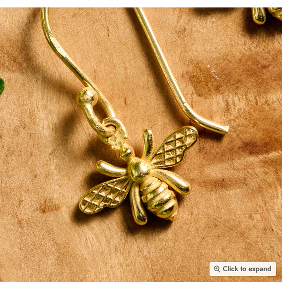 Bee Charmed Dangle Earrings