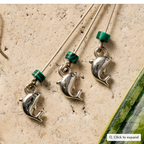 "Mancora Dolphin" Dangle Earrings