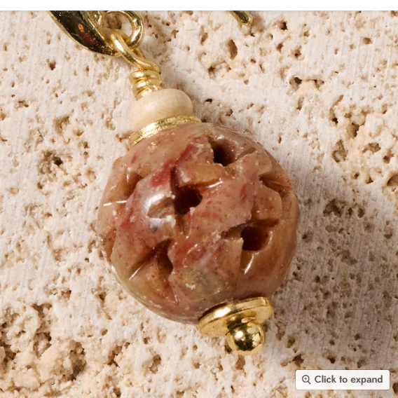"Samca" Gorara Stone Earrings