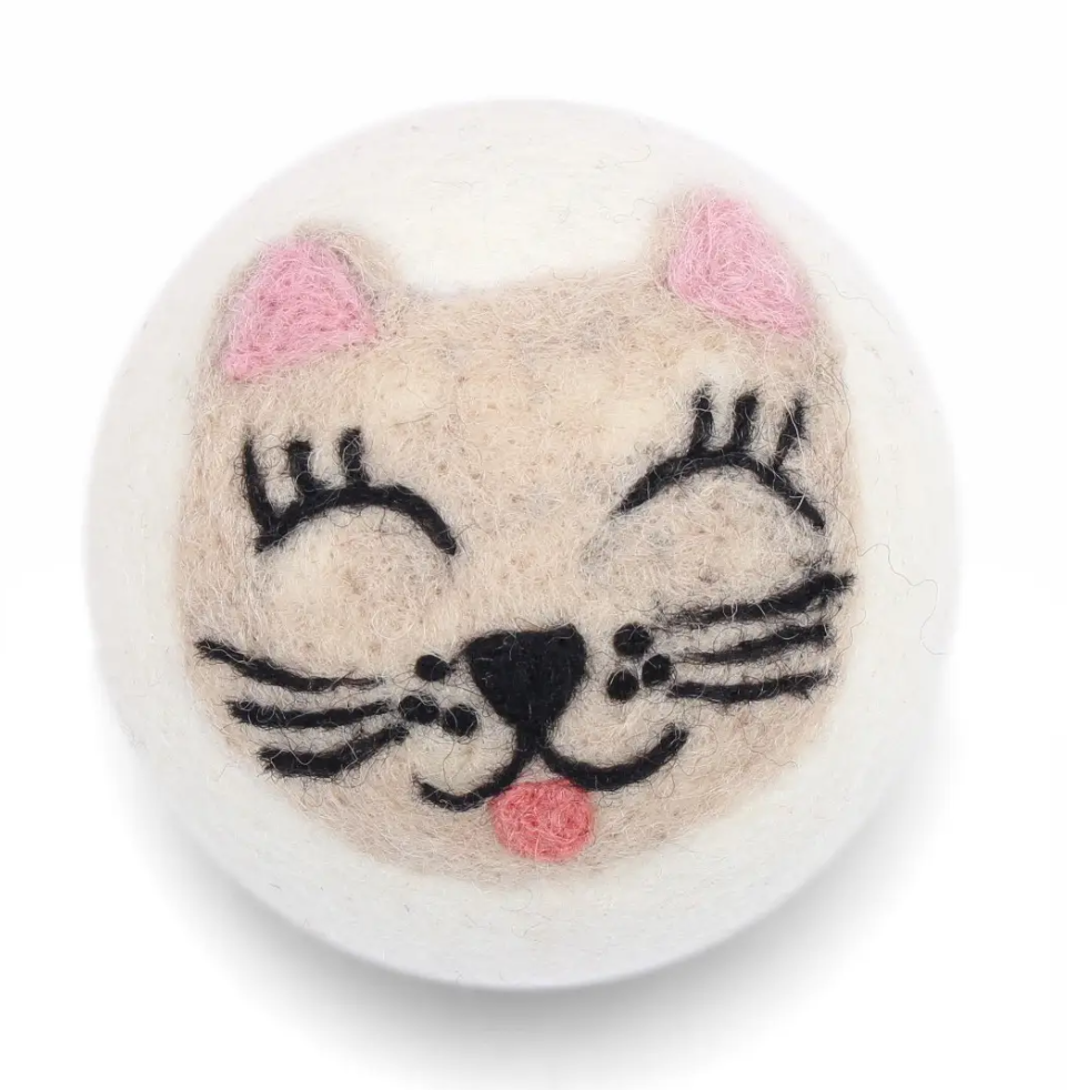 Eco Wool Dryer Balls, "Cats"