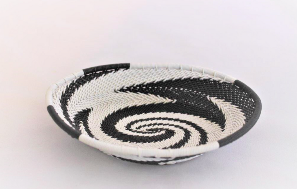 Small Oval  Zulu Wire Basket, Assorted Colors^