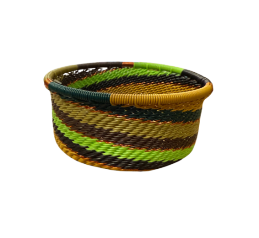 "Tuna Can" Zulu Wire Basket, Assorted Colors