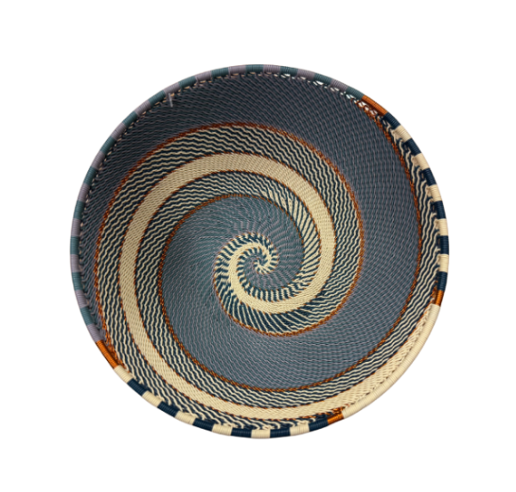 Medium Round Zulu Wire Basket, Assorted Colors