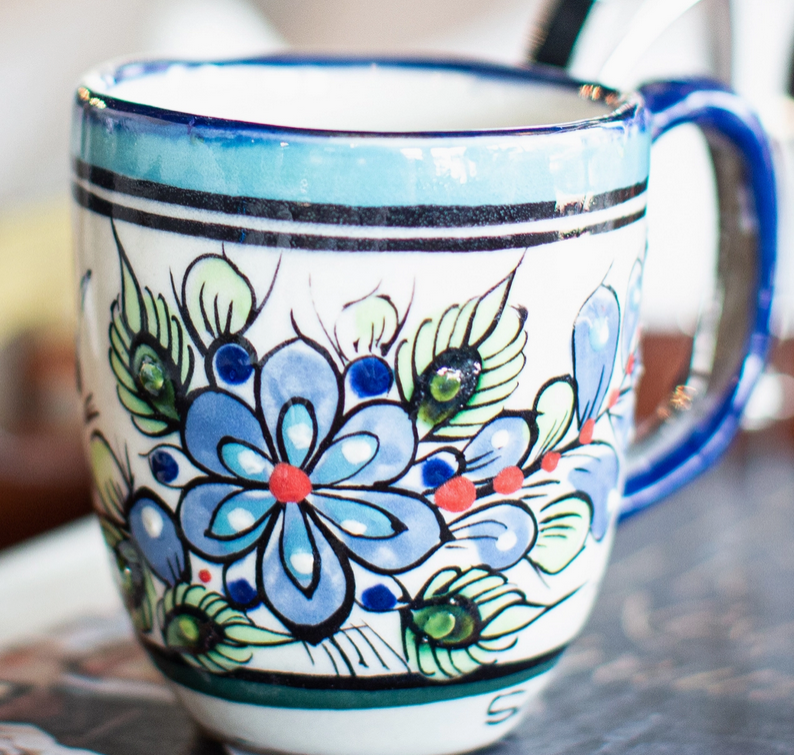 Ceramic Wild Bird Latte Mug