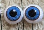 Felted Plant Eyeballs