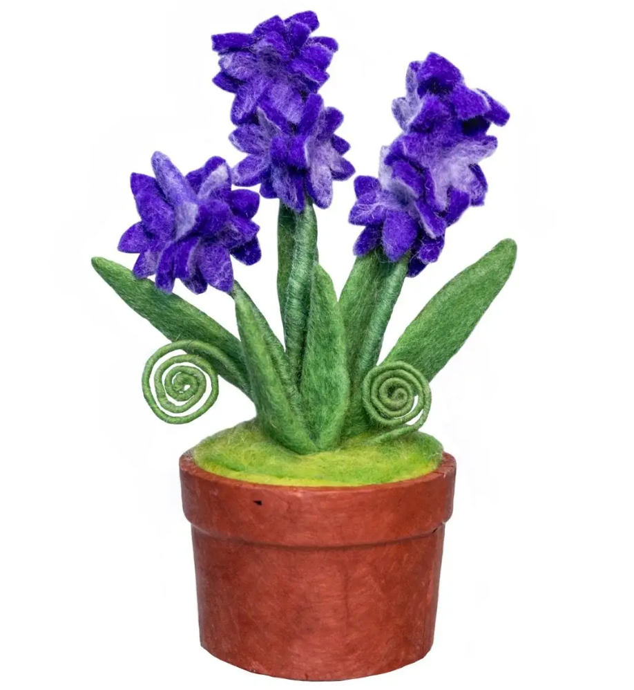 Felt Potted Trio Flowers