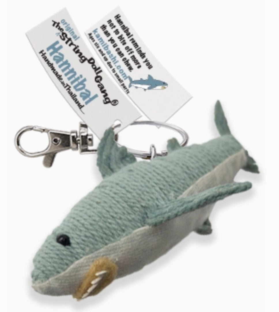 Keychain String Doll, "Hannibal the Shark"