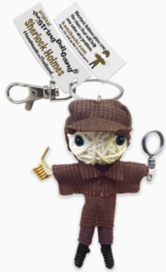Keychain String Doll, "Sherlock"