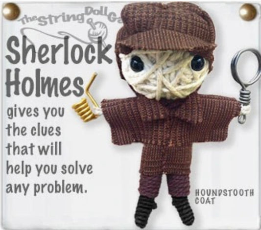 Keychain String Doll, "Sherlock"