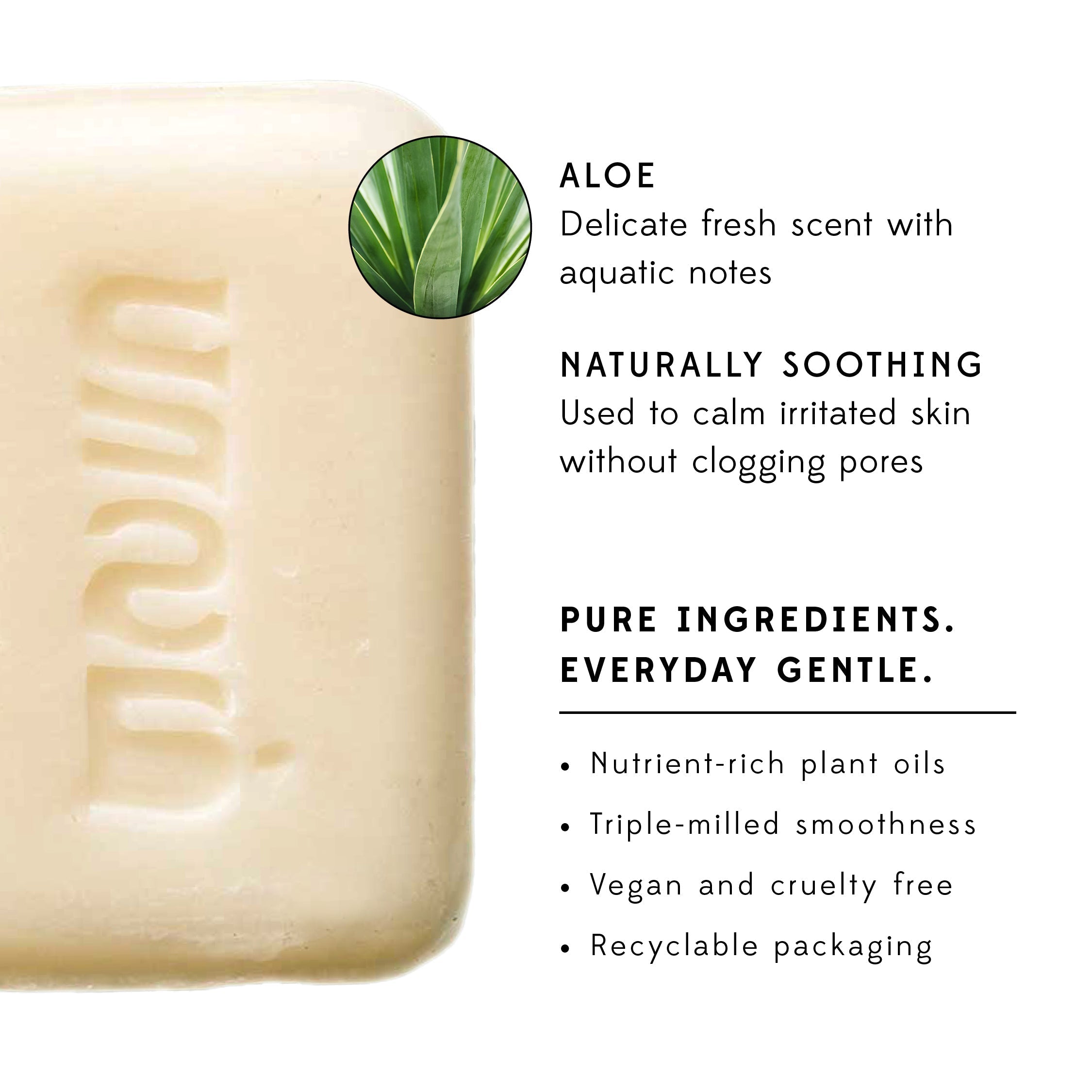 Plant Based Soap, Aloe