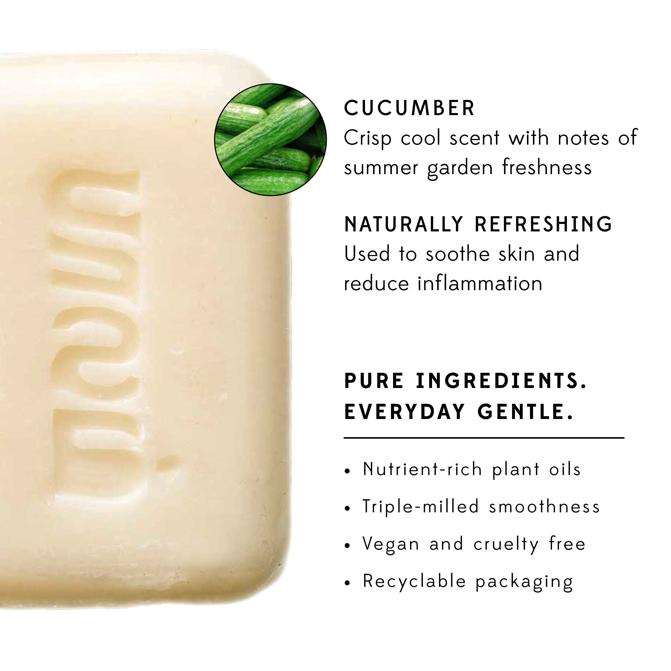 Plant Based Soap, Cucumber