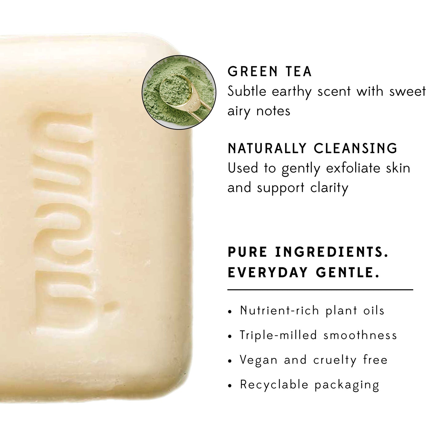 Plant Based Soap, Green Tea