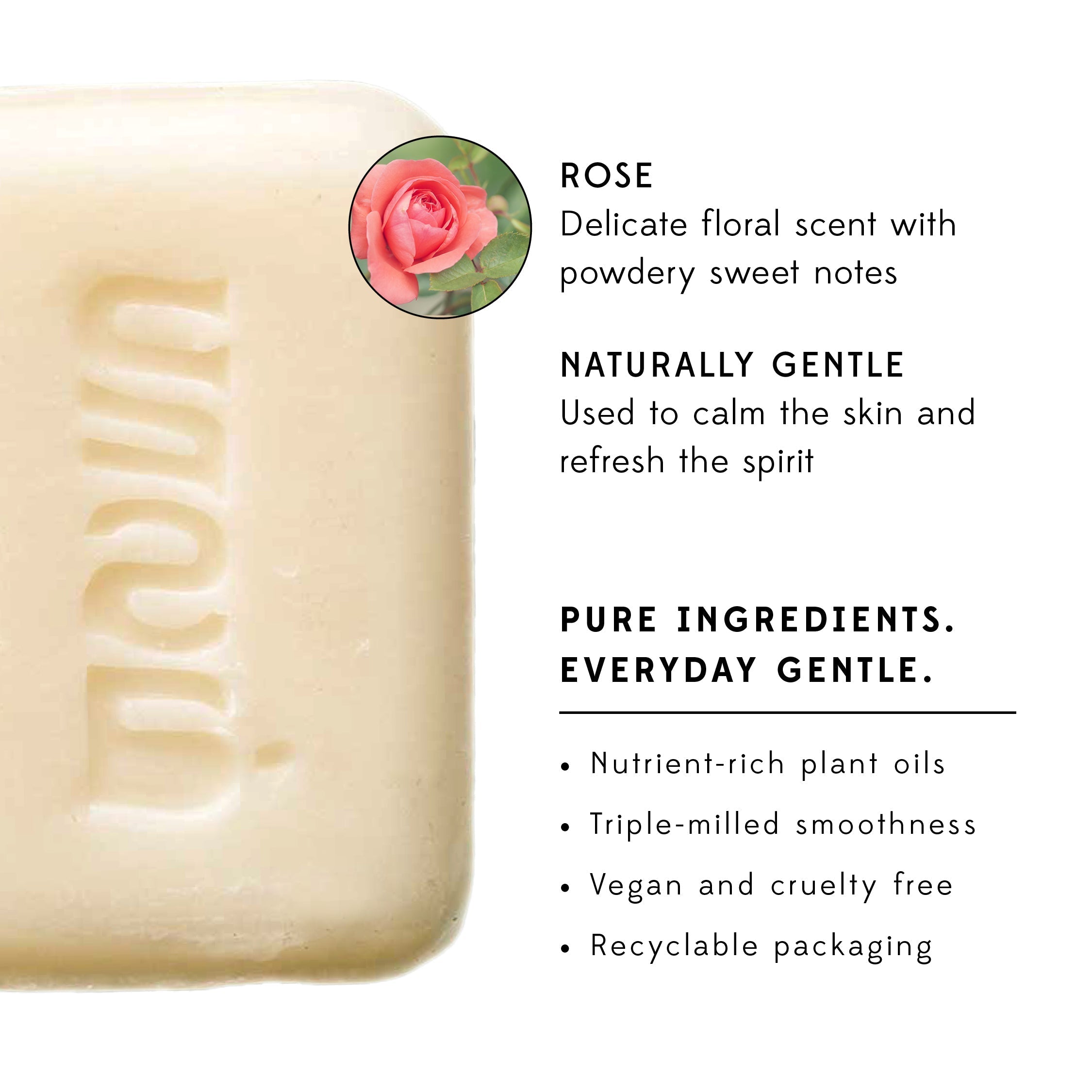 Plant Based Soap, Rose