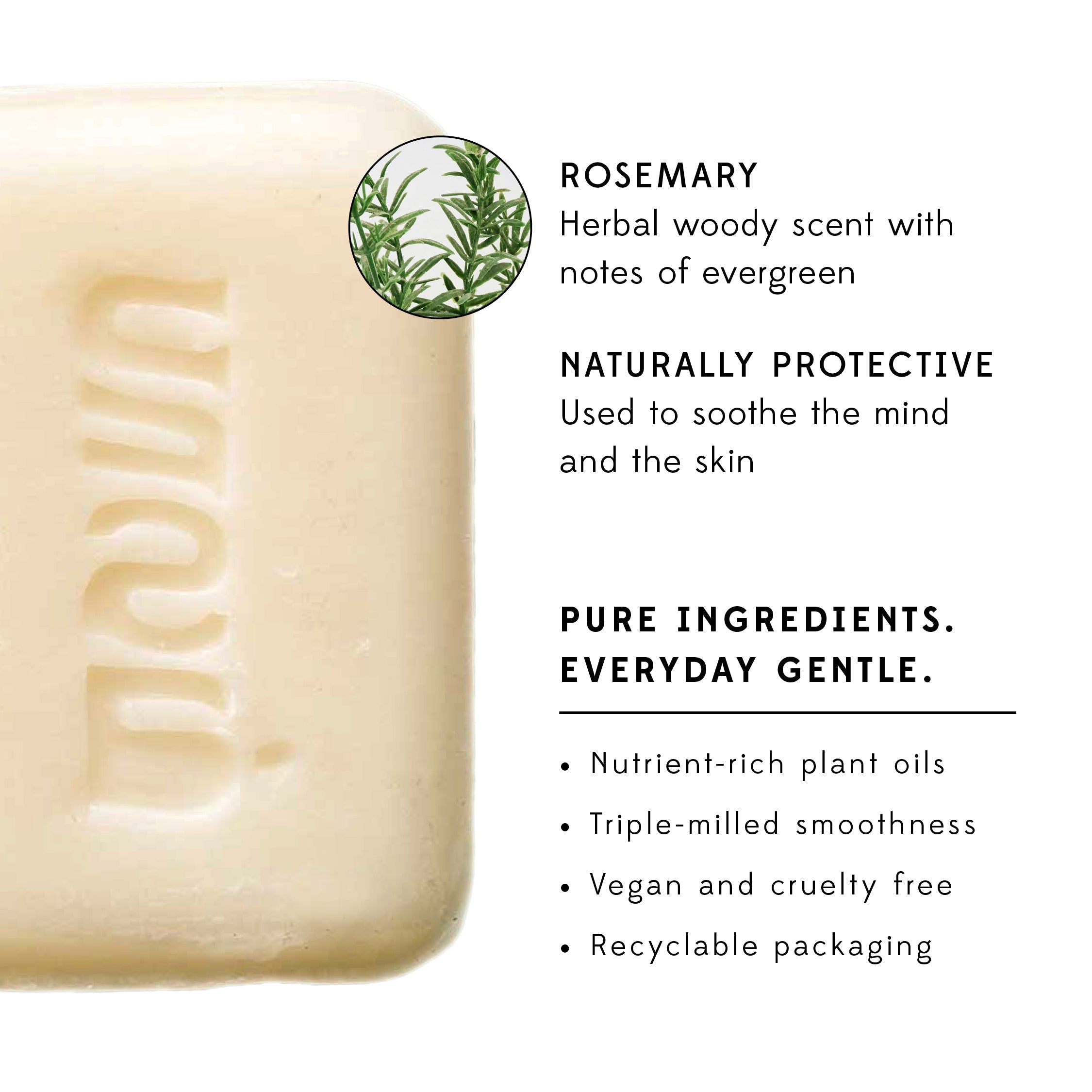 Plant Based Soap, Rosemary