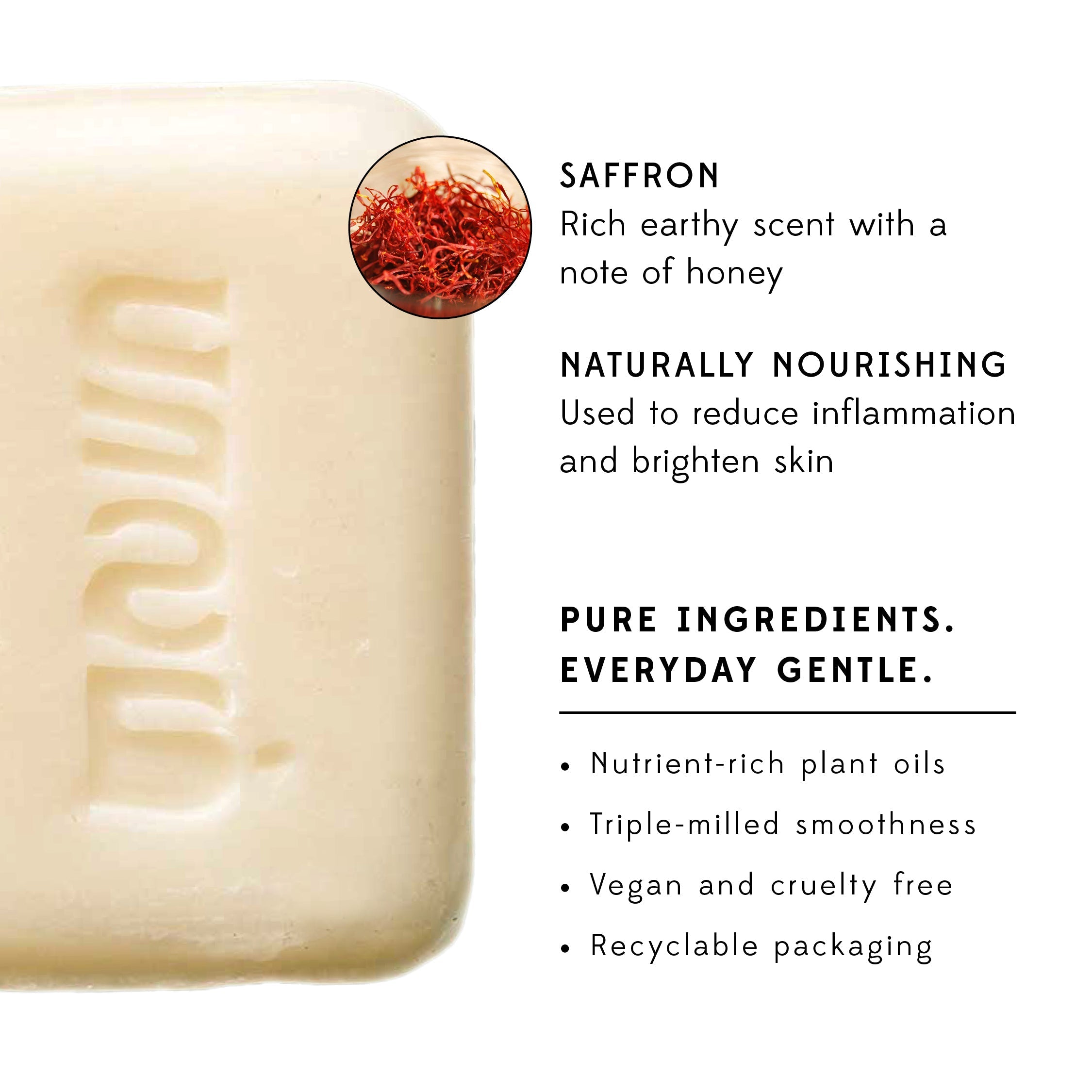 Plant Based Soap, Saffron