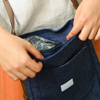 Crossbody Satchel, Denim