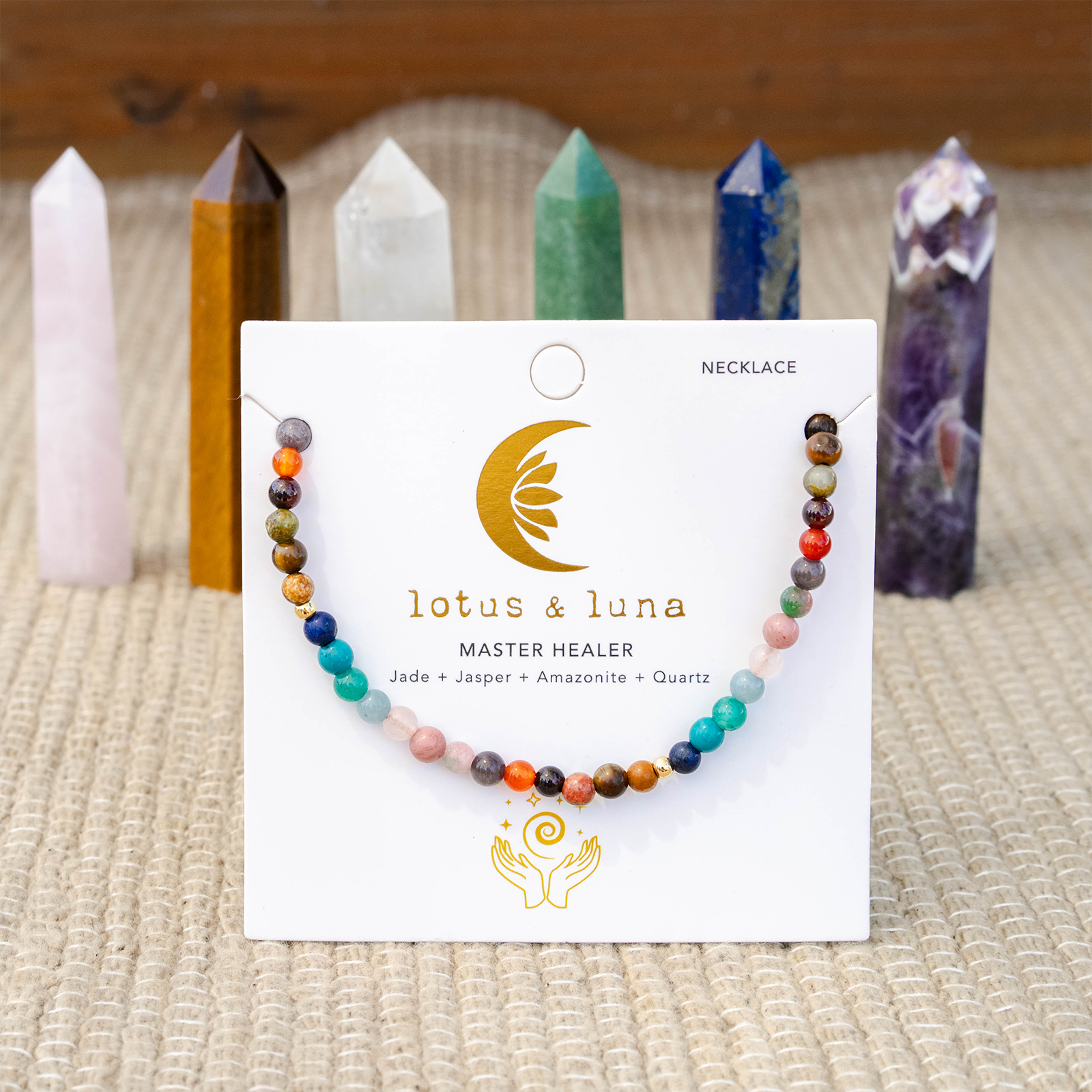 "Master Healer" Semi-Precious Stone Necklace