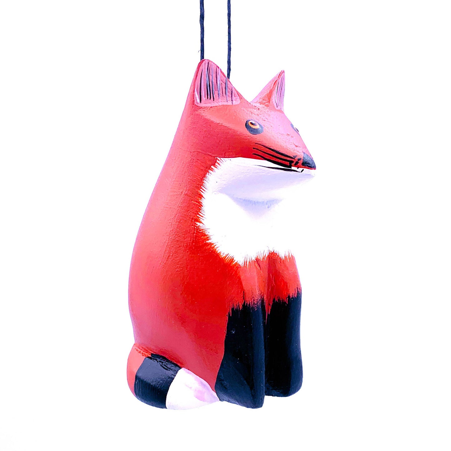 Red Fox Balsa Ornament