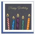 Quilled Greeting Card, "Make-a-Wish Candles"