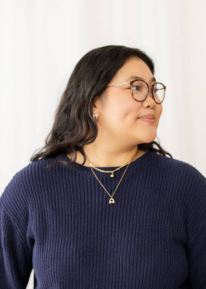 Silver Open Arc Hoop Earrings