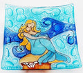Mermaid On A Rock Square Plate / Dish