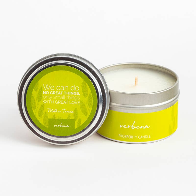 Quote Tin Candle, 4 oz, "Year of Inspiration"