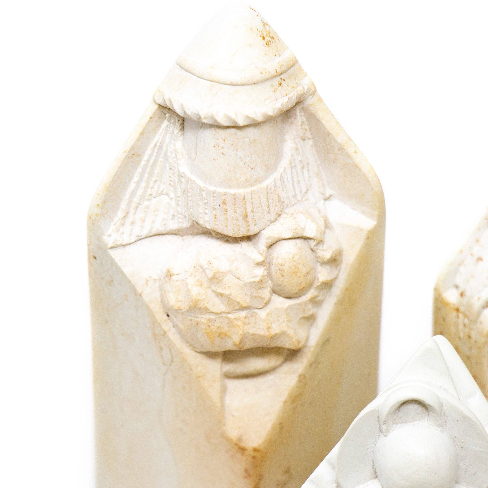 Kenyan Soapstone Nativity, 9 pieces