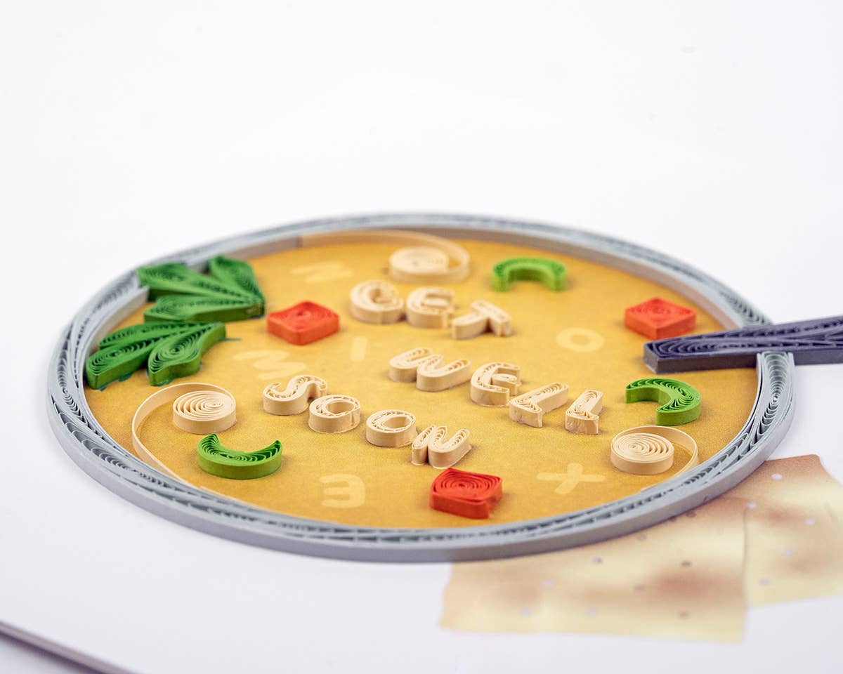 Quilled Greeting Card, "Get Well Soup"
