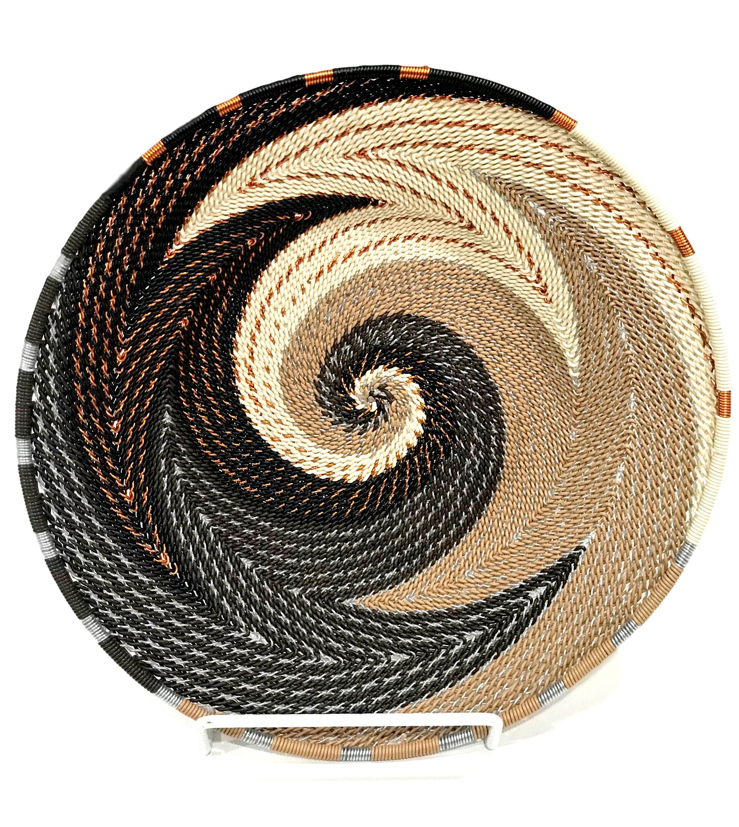 Mini Platter Zulu Wire Basket, Assorted Colors