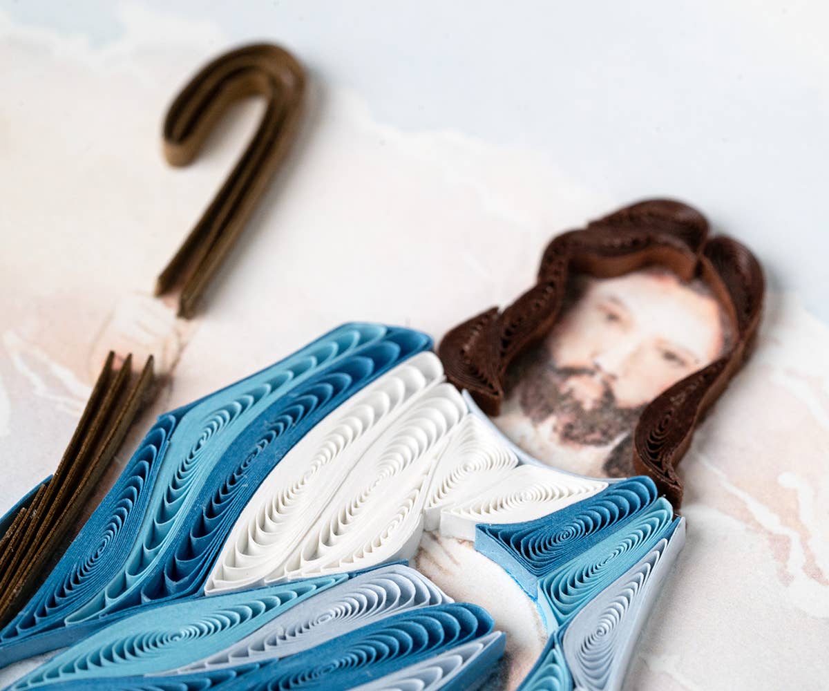 Quilled Greeting Card, "Jesus"