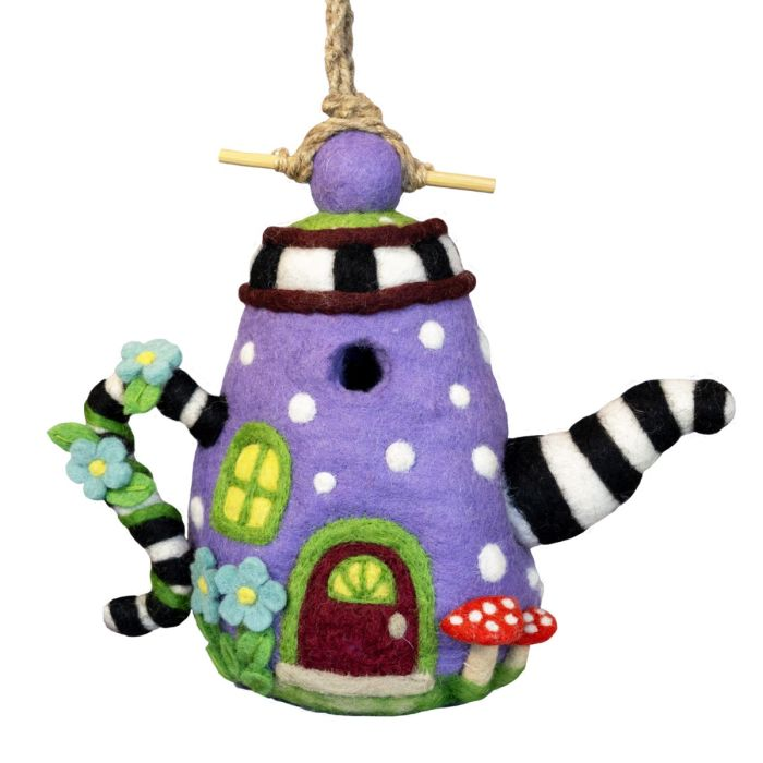 Wonderland Teapot Birdhouse