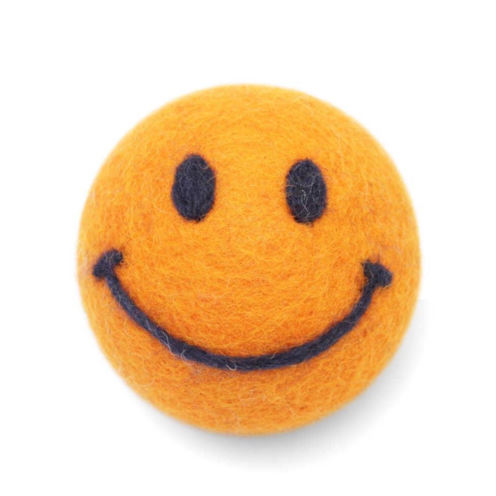 Eco Wool Dryer Balls, "Smiley Faces"