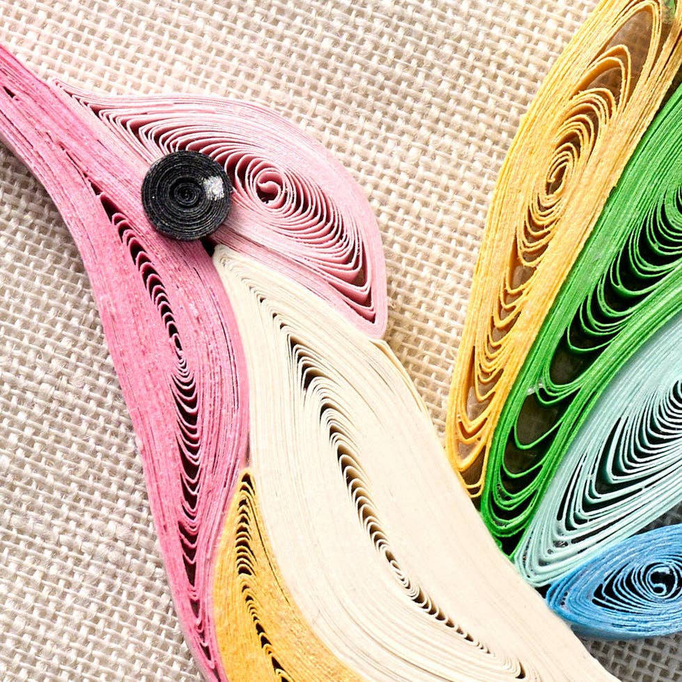 Chim Quilled Hummingbird Ornament