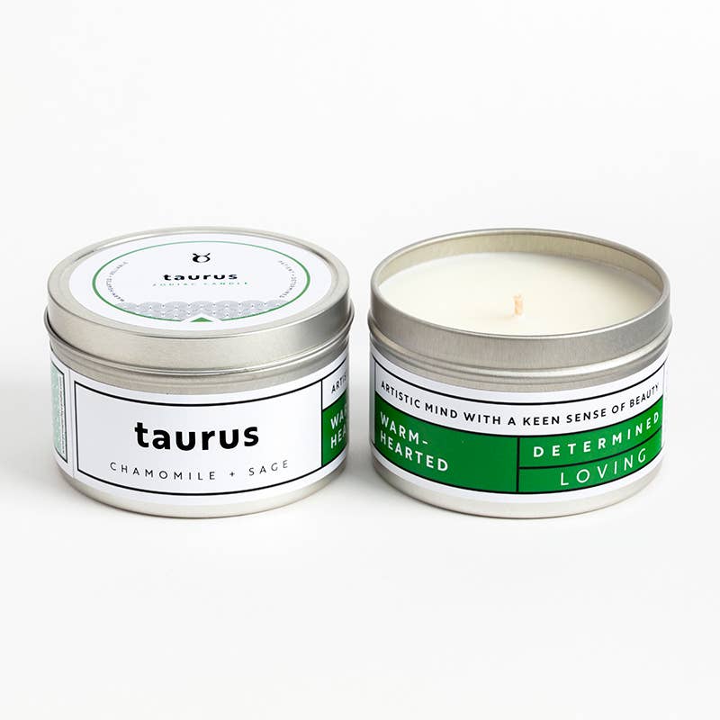 Travel Tin Candle, 6 oz - Zodiac Collection