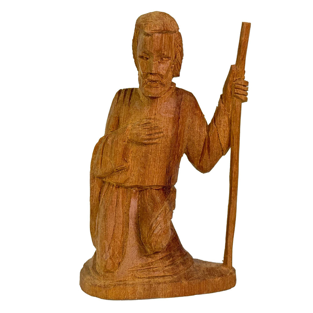 Hand-carved Olive Wood Nativity Set of Three from Kenya