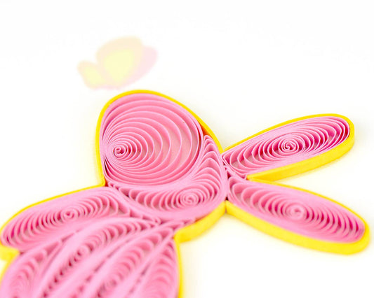 Quilled Greeting Card, “Easter Bunnies”