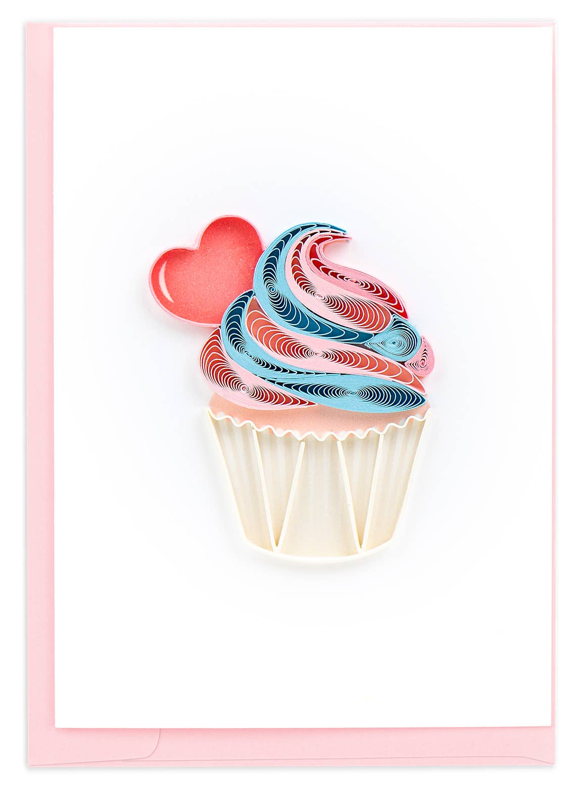 Quilled Gift Enclosure, "Lovely Cupcake"