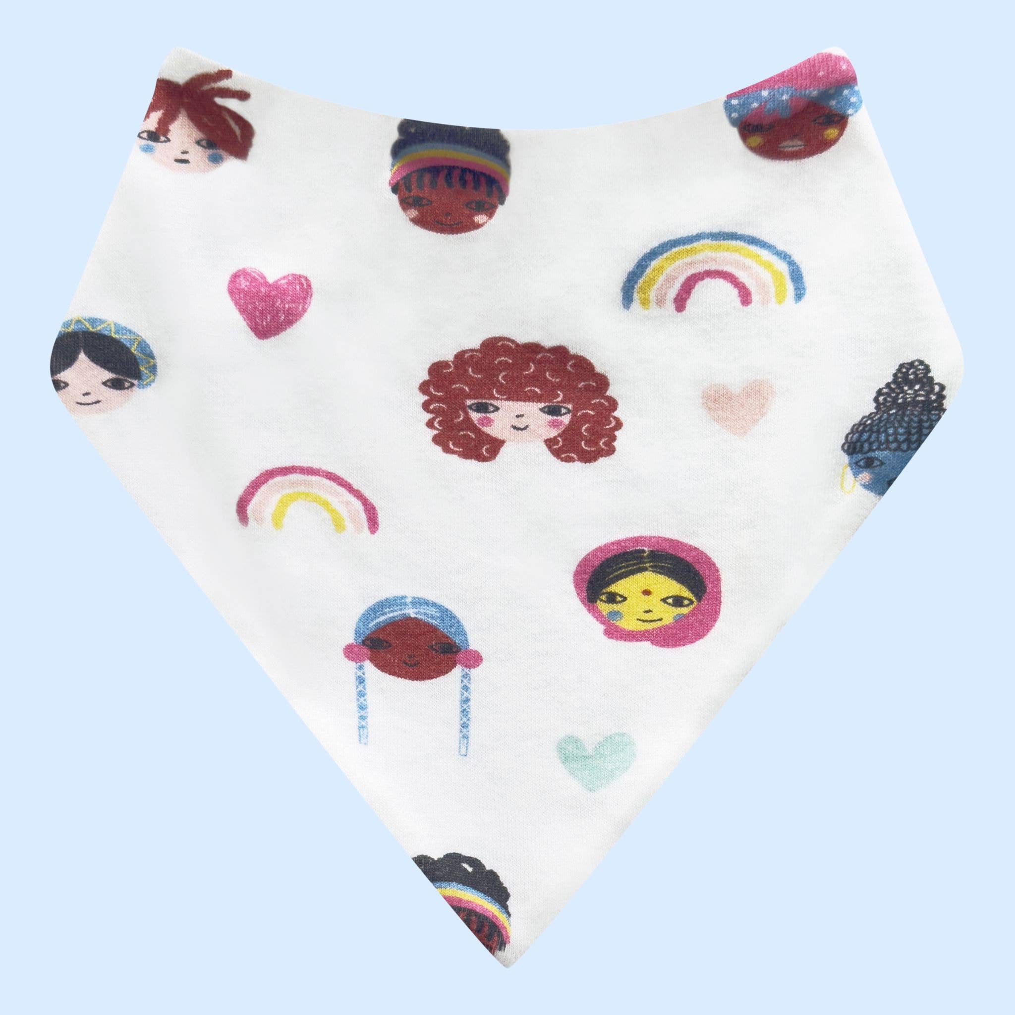 "Dream Big" Organic Cotton Kerchief Bib
