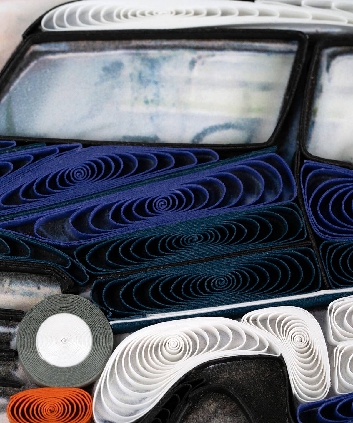 Quilled Greeting Card, "Pickup Truck"