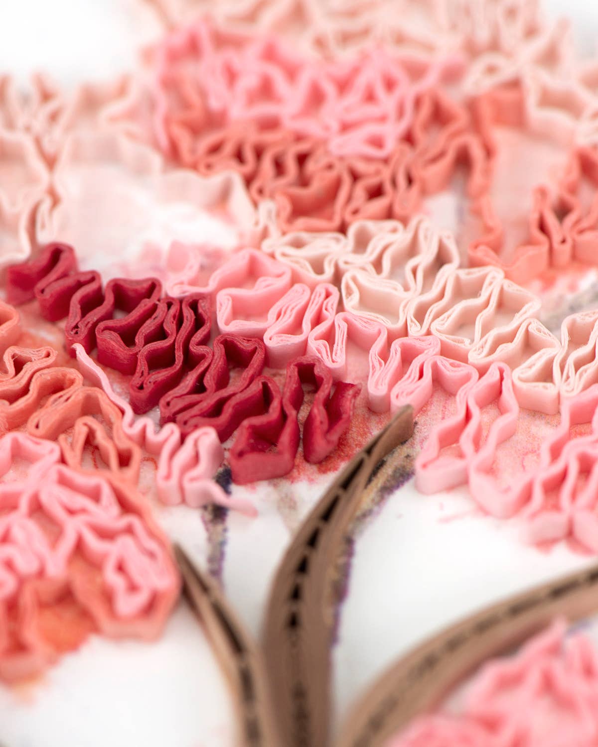 Quilled Greeting Card, "Blossoming Love"