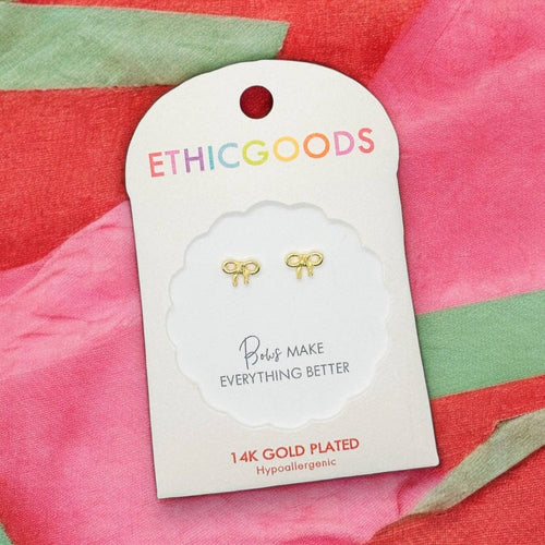 Bow Tiny Stud Kids Earrings