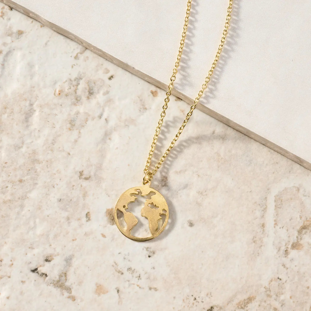 Necklace, "Akela" World Pendant