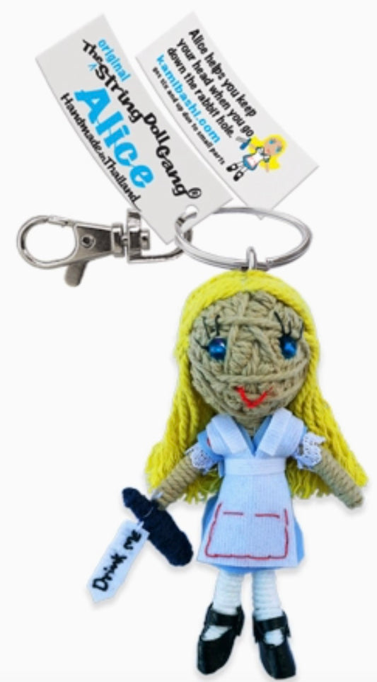 Keychain String Doll, "Alice"