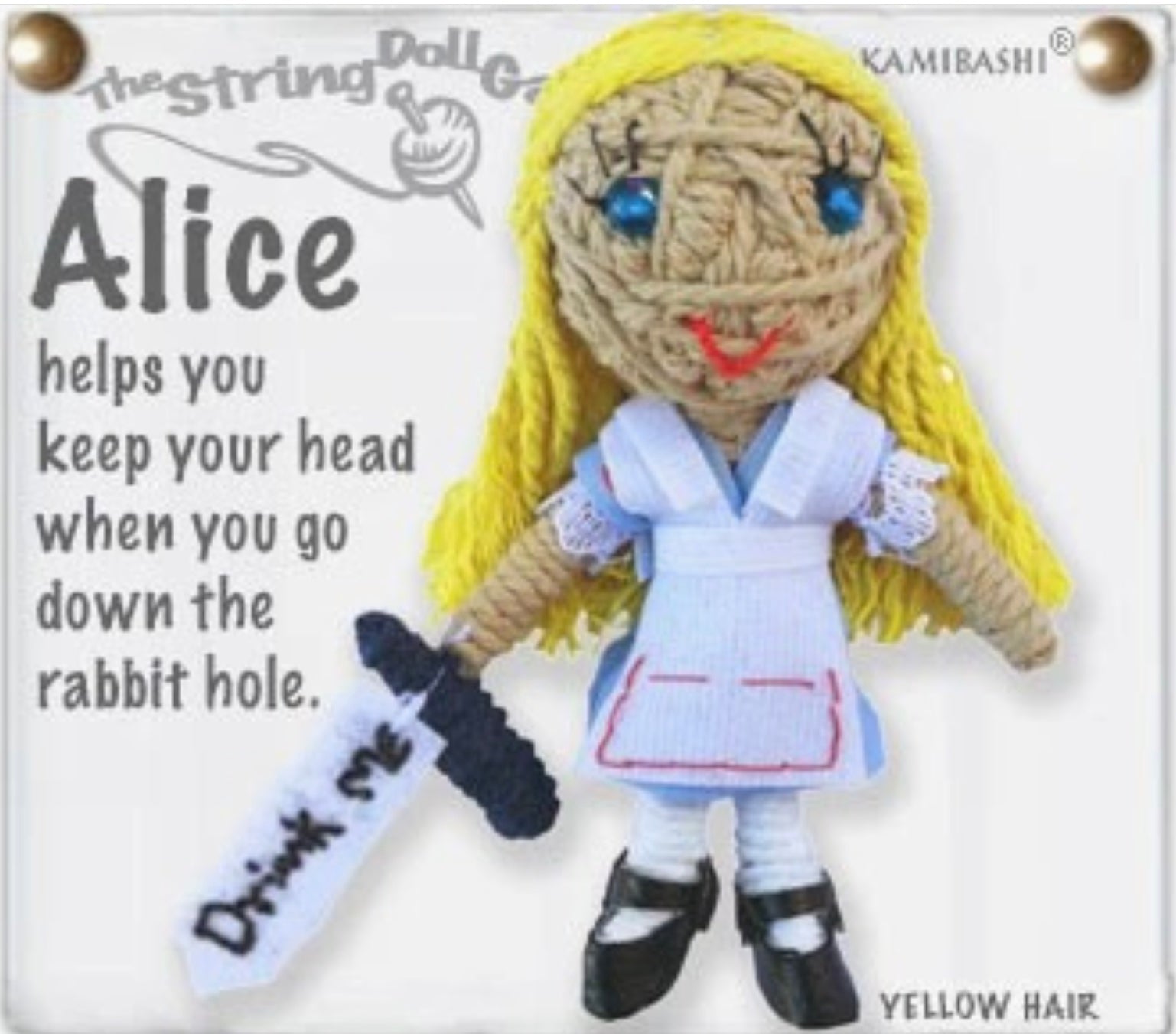 Keychain String Doll, "Alice"